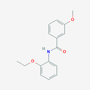 molecular formula C16H17NO3 B312473 N-(2-ethoxyphenyl)-3-methoxybenzamide 