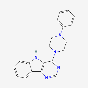 4-(4-phenylpiperazin-1-yl)-5H-pyrimido[5,4-b]indole