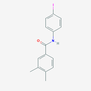 molecular formula C15H14INO B312476 N-(4-iodophenyl)-3,4-dimethylbenzamide 