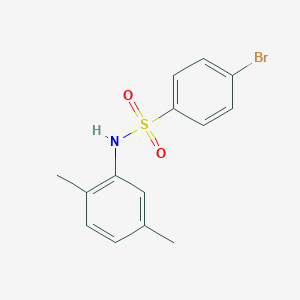 molecular formula C14H14BrNO2S B312485 4-bromo-N-(2,5-dimethylphenyl)benzenesulfonamide 