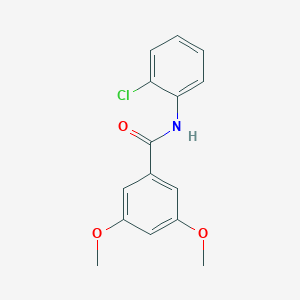 molecular formula C15H14ClNO3 B312487 N-(2-chlorophenyl)-3,5-dimethoxybenzamide 