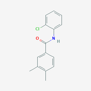 molecular formula C15H14ClNO B312490 N-(2-chlorophenyl)-3,4-dimethylbenzamide 