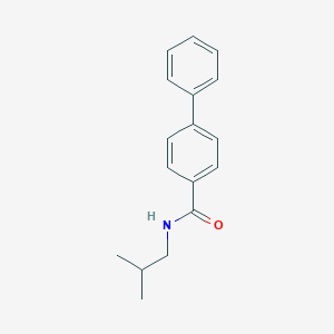 molecular formula C17H19NO B312492 N-(2-methylpropyl)-4-phenylbenzamide 