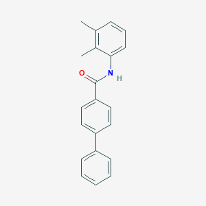 molecular formula C21H19NO B312494 N-(2,3-dimethylphenyl)[1,1'-biphenyl]-4-carboxamide 