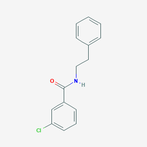 molecular formula C15H14ClNO B312496 3-chloro-N-(2-phenylethyl)benzamide 