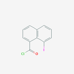 molecular formula C11H6ClIO B3124969 8-Iodonaphthalene-1-carbonyl chloride CAS No. 32141-11-0