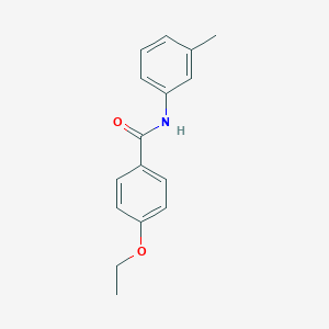 molecular formula C16H17NO2 B312497 4-ethoxy-N-(3-methylphenyl)benzamide 