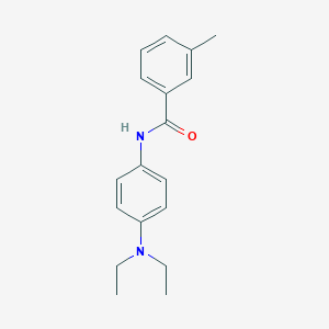 molecular formula C18H22N2O B312499 N-[4-(diethylamino)phenyl]-3-methylbenzamide 