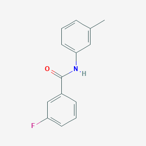 molecular formula C14H12FNO B312502 3-fluoro-N-(3-methylphenyl)benzamide 