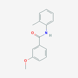molecular formula C15H15NO2 B312505 3-methoxy-N-(2-methylphenyl)benzamide 