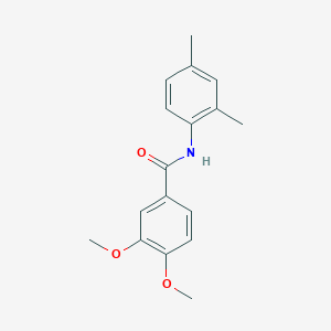 molecular formula C17H19NO3 B312508 N-(2,4-dimethylphenyl)-3,4-dimethoxybenzamide 