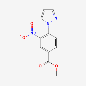Methyl 3-nitro-4-pyrazol-1-ylbenzoate