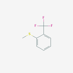 molecular formula C8H7F3S B3125309 2-三氟甲硫基苯甲醚 CAS No. 322-58-7