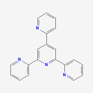 molecular formula C20H14N4 B3125336 2,2':4',2''-联吡啶，6'-(2-吡啶基)- CAS No. 322637-99-0