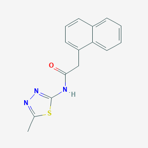 molecular formula C15H13N3OS B312535 N-(5-methyl-1,3,4-thiadiazol-2-yl)-2-(1-naphthyl)acetamide 
