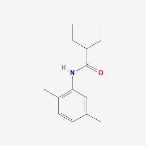 molecular formula C14H21NO B312537 N-(2,5-dimethylphenyl)-2-ethylbutanamide 