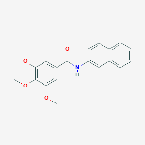 molecular formula C20H19NO4 B312540 3,4,5-trimethoxy-N-(2-naphthyl)benzamide 
