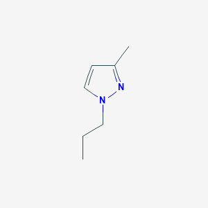 molecular formula C7H12N2 B3125448 3-甲基-1-丙基-1H-吡唑 CAS No. 32493-02-0
