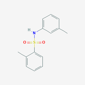 molecular formula C14H15NO2S B312546 2-methyl-N-(3-methylphenyl)benzenesulfonamide 