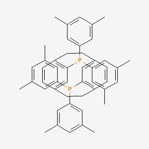 molecular formula C48H50P2 B3125474 (S)-(+)-4,12-双(二(3,5-二甲苯基)膦基)-[2.2]-对二环戊二烯 CAS No. 325168-89-6