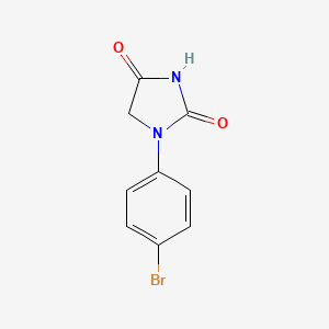 molecular formula C9H7BrN2O2 B3125485 1-(4-溴苯基)咪唑烷-2,4-二酮 CAS No. 32549-34-1