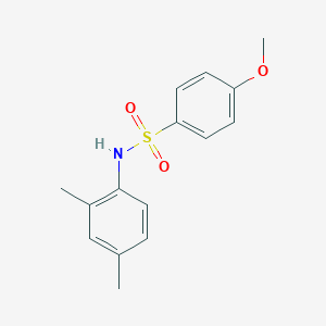 molecular formula C15H17NO3S B312550 N-(2,4-dimethylphenyl)-4-methoxybenzenesulfonamide 