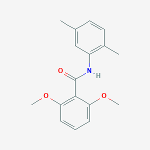 molecular formula C17H19NO3 B312552 N-(2,5-dimethylphenyl)-2,6-dimethoxybenzamide 