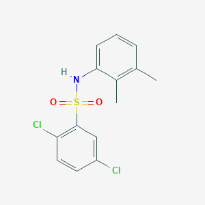 molecular formula C14H13Cl2NO2S B312553 2,5-dichloro-N-(2,3-dimethylphenyl)benzenesulfonamide 