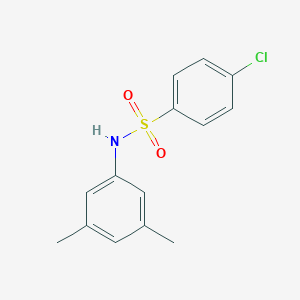 molecular formula C14H14ClNO2S B312554 4-chloro-N-(3,5-dimethylphenyl)benzenesulfonamide 