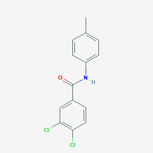 molecular formula C14H11Cl2NO B312559 3,4-dichloro-N-(4-methylphenyl)benzamide 