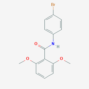 molecular formula C15H14BrNO3 B312567 N-(4-bromophenyl)-2,6-dimethoxybenzamide 