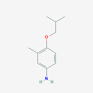 molecular formula C11H17NO B3125690 3-Methyl-4-(2-methylpropoxy)aniline CAS No. 328396-69-6