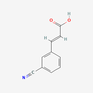 molecular formula C10H7NO2 B3125696 3-Cyanocinnamic acid CAS No. 32858-79-0