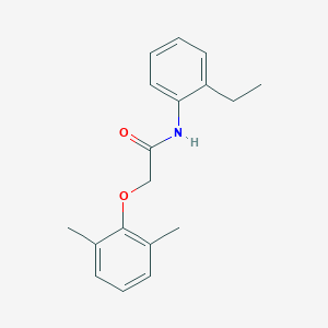 molecular formula C18H21NO2 B312571 2-(2,6-dimethylphenoxy)-N-(2-ethylphenyl)acetamide 