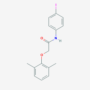 molecular formula C16H16INO2 B312572 2-(2,6-dimethylphenoxy)-N-(4-iodophenyl)acetamide 