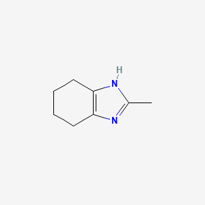 molecular formula C8H12N2 B3125745 2-methyl-4,5,6,7-tetrahydro-1H-1,3-benzodiazole CAS No. 3291-07-4