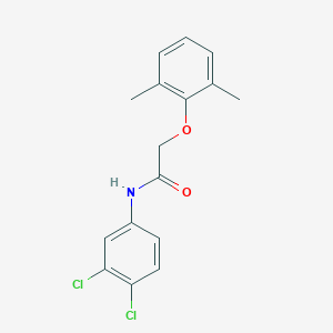 molecular formula C16H15Cl2NO2 B312575 N-(3,4-dichlorophenyl)-2-(2,6-dimethylphenoxy)acetamide 