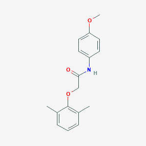 molecular formula C17H19NO3 B312576 2-(2,6-dimethylphenoxy)-N-(4-methoxyphenyl)acetamide 