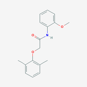 molecular formula C17H19NO3 B312577 2-(2,6-dimethylphenoxy)-N-(2-methoxyphenyl)acetamide 