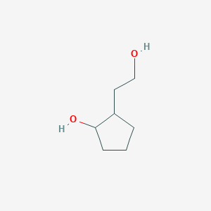 2-(2-Hydroxyethyl)cyclopentan-1-ol