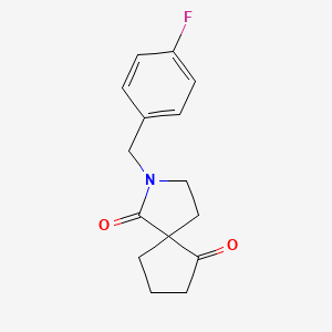 2-(4-Fluorobenzyl)-2-azaspiro[4.4]nonane-1,6-dione