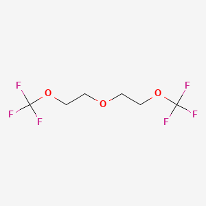 molecular formula C6H8F6O3 B3125799 1-(三氟甲氧基)-2-[2-(三氟甲氧基)乙氧基]乙烷 CAS No. 329710-73-8