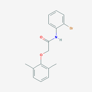 molecular formula C16H16BrNO2 B312581 N-(2-bromophenyl)-2-(2,6-dimethylphenoxy)acetamide 