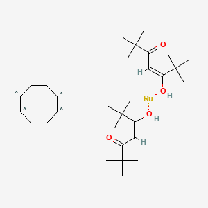 Bis(2,2,6,6-tetramethyl-3,5-heptanedionato)(1,5-cyclooctadiene)ruthenium(II)