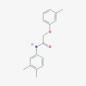 molecular formula C17H19NO2 B312584 N-(3,4-dimethylphenyl)-2-(3-methylphenoxy)acetamide 