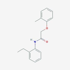 molecular formula C17H19NO2 B312585 N-(2-ethylphenyl)-2-(2-methylphenoxy)acetamide 