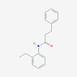 molecular formula C17H19NO B312589 N-(2-ethylphenyl)-3-phenylpropanamide 
