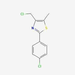 2-(4-Chlorophenyl)-4-(chloromethyl)-5-methylthiazole
