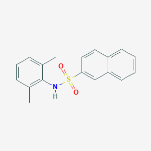 molecular formula C18H17NO2S B312607 N-(2,6-dimethylphenyl)naphthalene-2-sulfonamide 