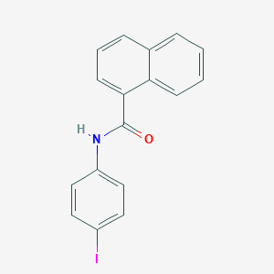 molecular formula C17H12INO B312608 N-(4-iodophenyl)-1-naphthamide 